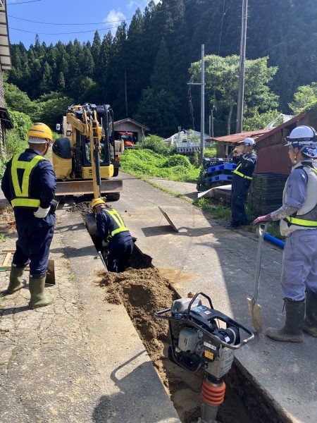 山間部工事